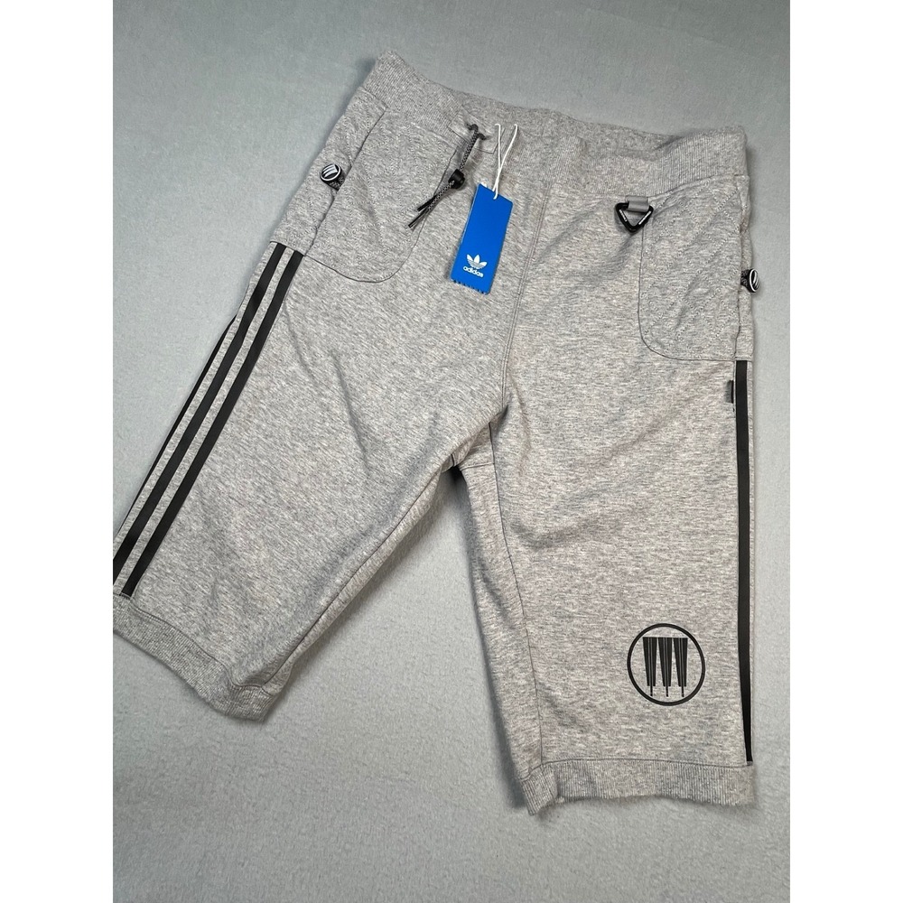 Adidas x Neighborhood Deadstock NH Riders Track Shorts Grey Mens Size S CD7735